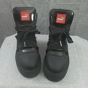 Puma Shoes Puma X Fenty By Rihanna Mens Sb Black Platform Boot